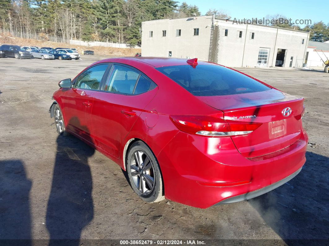 2017 Hyundai Elantra Se Красный vin: 5NPD84LF8HH093642