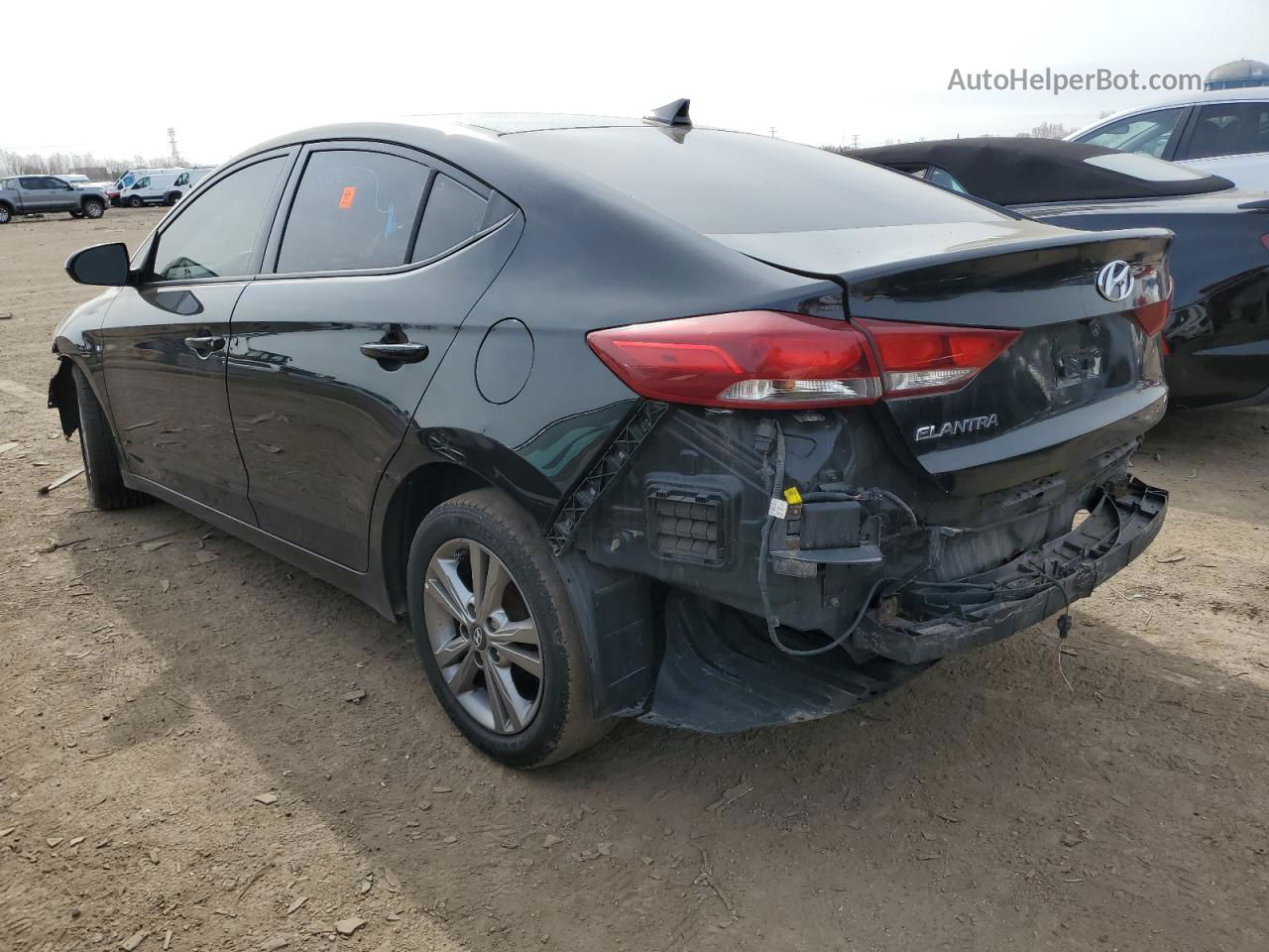 2017 Hyundai Elantra Se Black vin: 5NPD84LF8HH180554