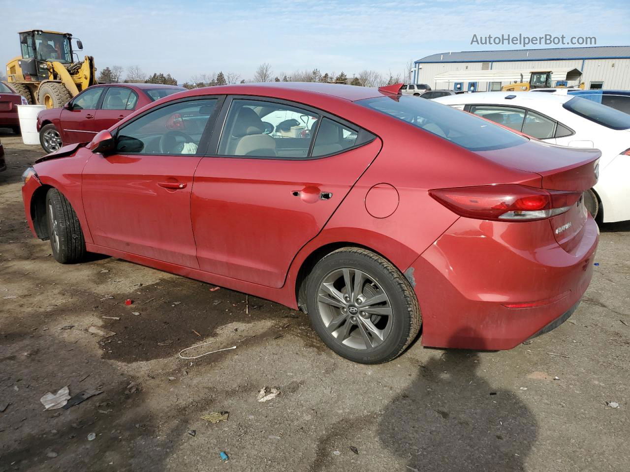 2017 Hyundai Elantra Se Red vin: 5NPD84LF8HH185222