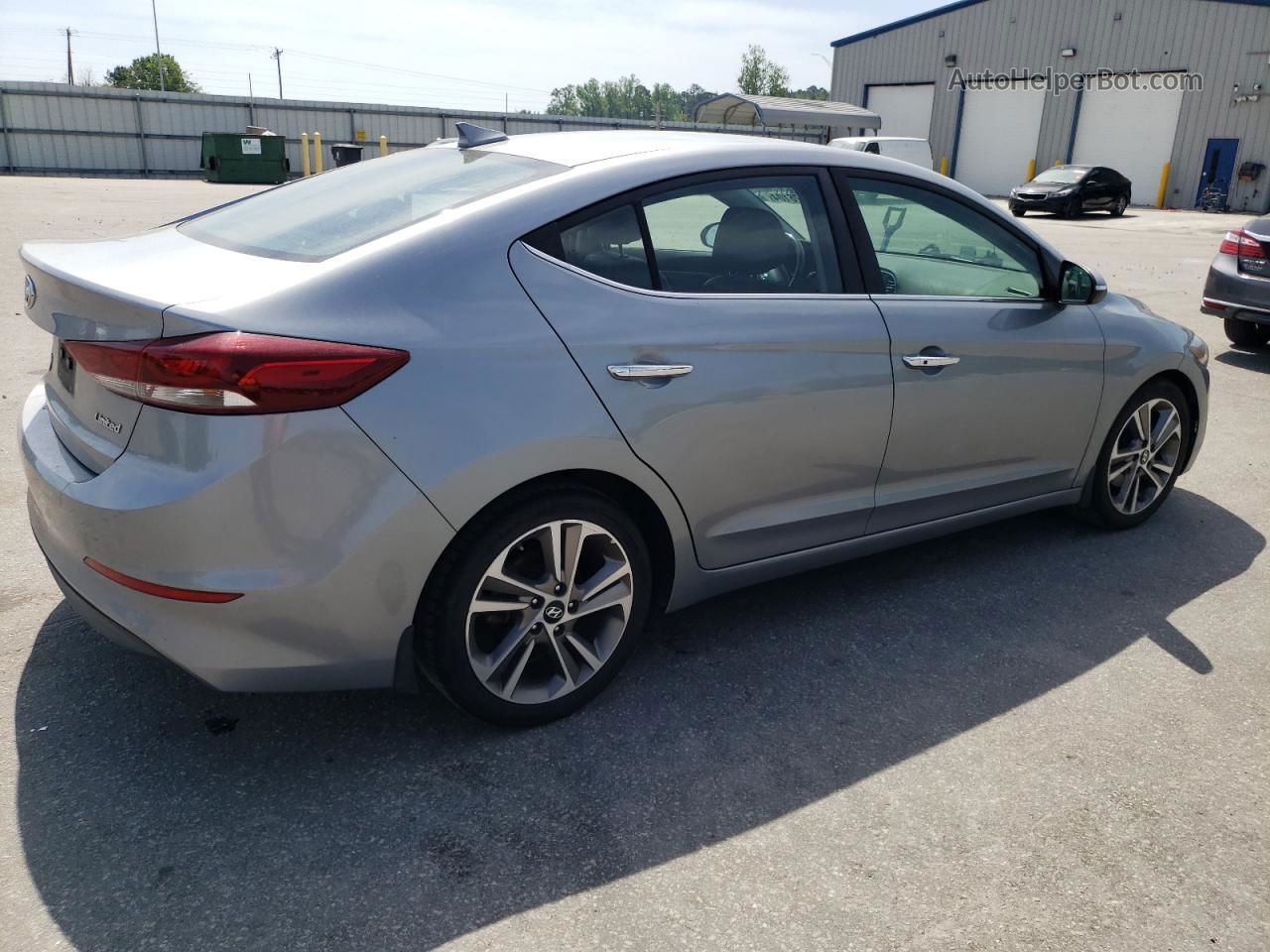 2017 Hyundai Elantra Se Gray vin: 5NPD84LF8HH189898