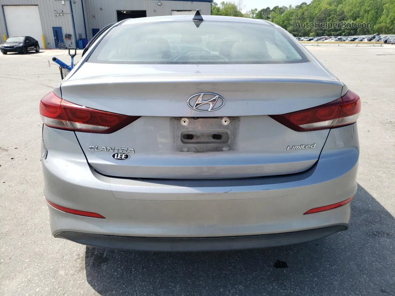 2017 Hyundai Elantra Se Gray vin: 5NPD84LF8HH189898