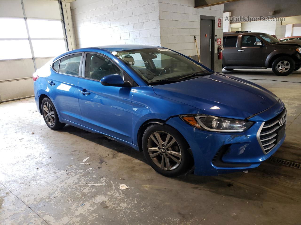 2018 Hyundai Elantra Sel Blue vin: 5NPD84LF8JH230892