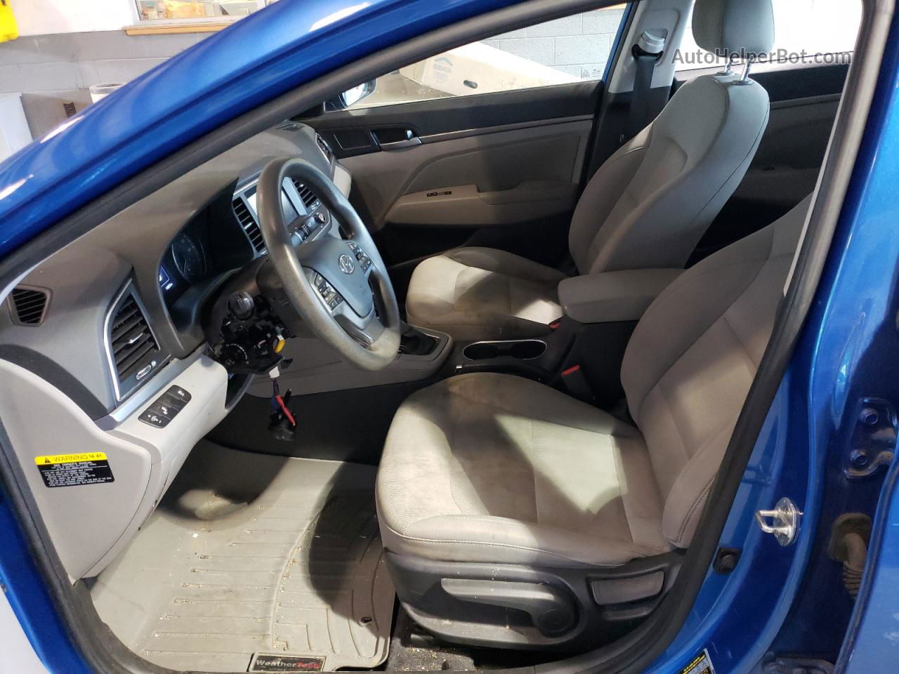 2018 Hyundai Elantra Sel Blue vin: 5NPD84LF8JH230892