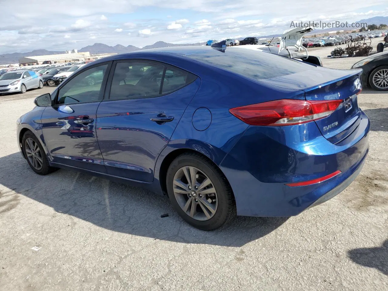 2018 Hyundai Elantra Sel Blue vin: 5NPD84LF8JH232741