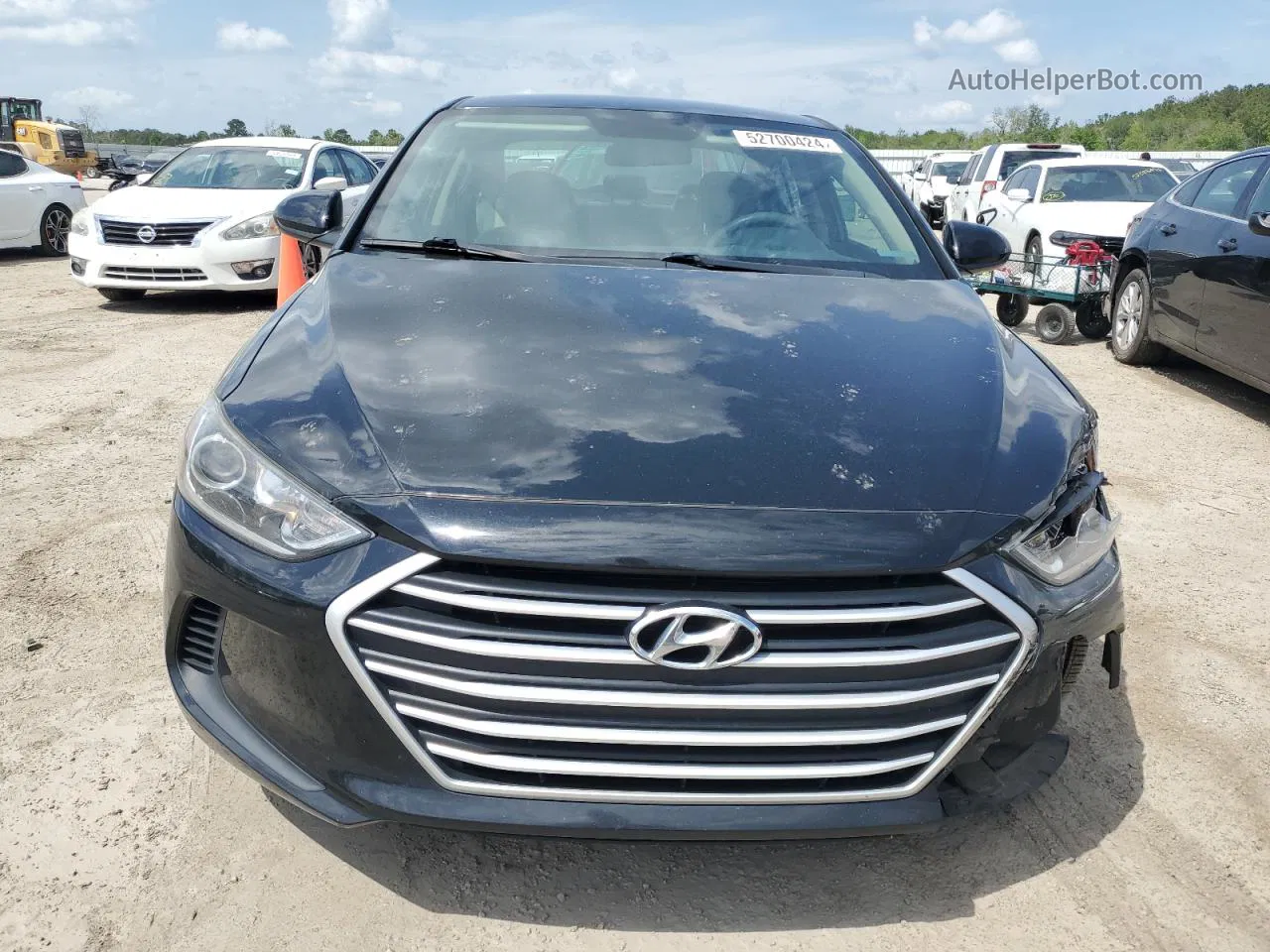 2018 Hyundai Elantra Sel Black vin: 5NPD84LF8JH236028