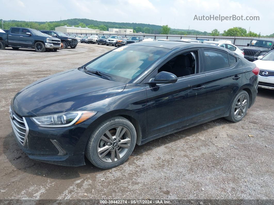 2018 Hyundai Elantra Value Edition Черный vin: 5NPD84LF8JH274861