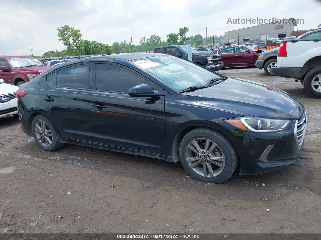 2018 Hyundai Elantra Value Edition Black vin: 5NPD84LF8JH274861