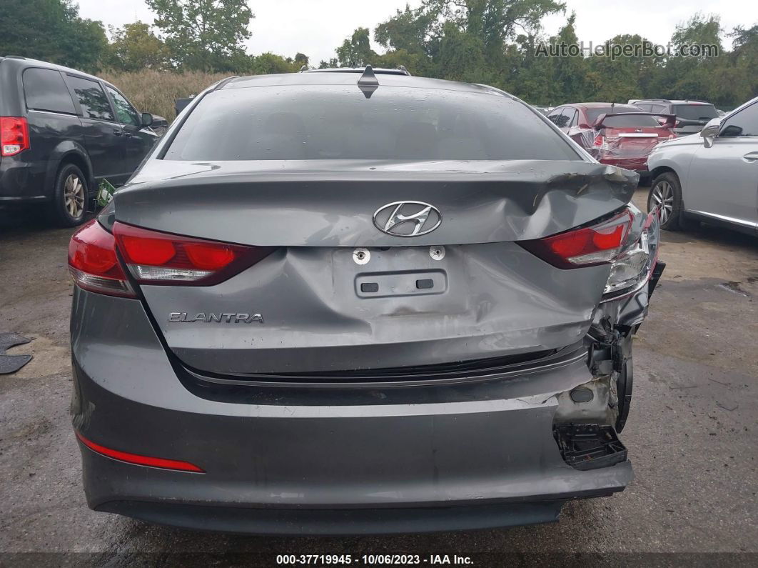 2018 Hyundai Elantra Value Edition Серый vin: 5NPD84LF8JH295791