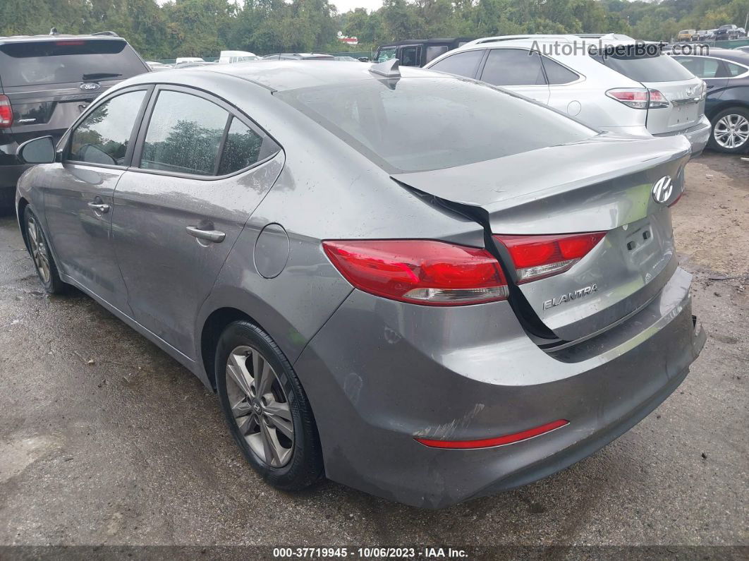 2018 Hyundai Elantra Value Edition Серый vin: 5NPD84LF8JH295791