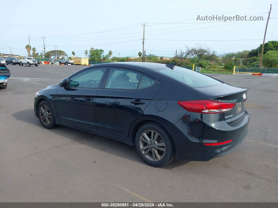 2018 Hyundai Elantra Sel Black vin: 5NPD84LF8JH304036