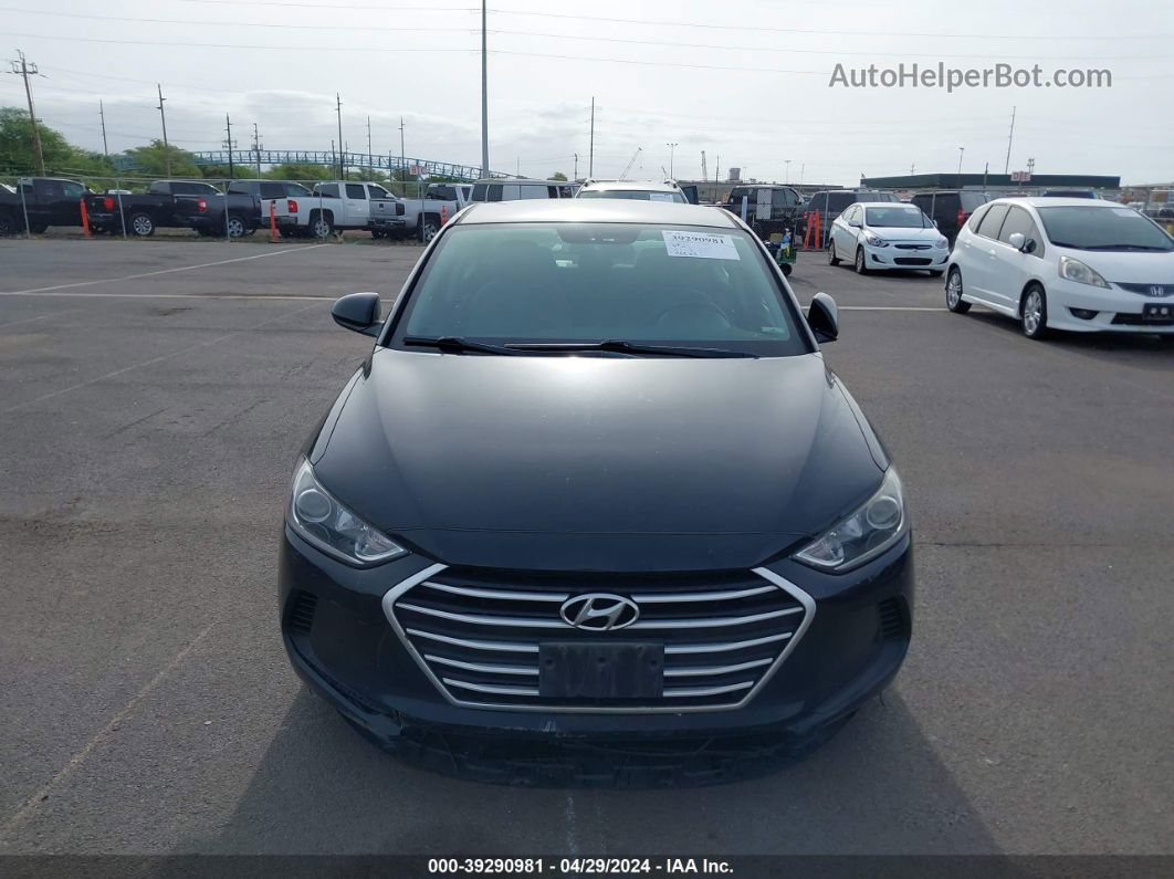 2018 Hyundai Elantra Sel Black vin: 5NPD84LF8JH304036