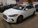 2018 Hyundai Elantra Sel White vin: 5NPD84LF8JH314257