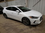 2018 Hyundai Elantra Sel White vin: 5NPD84LF8JH314257