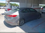 2018 Hyundai Elantra Sel Gray vin: 5NPD84LF8JH330961