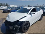 2018 Hyundai Elantra Sel White vin: 5NPD84LF8JH347291