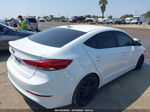 2018 Hyundai Elantra Sel White vin: 5NPD84LF8JH347291