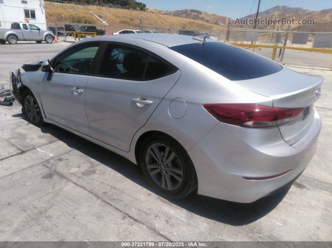 2018 Hyundai Elantra Sel Silver vin: 5NPD84LF8JH359974