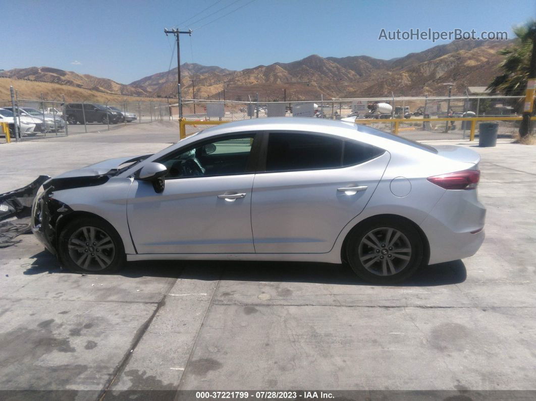 2018 Hyundai Elantra Sel Silver vin: 5NPD84LF8JH359974