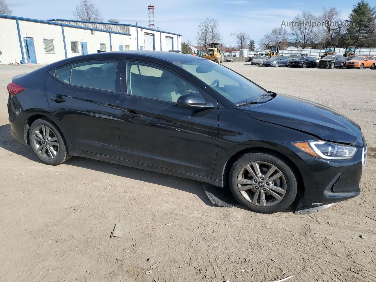 2018 Hyundai Elantra Sel Black vin: 5NPD84LF8JH362728