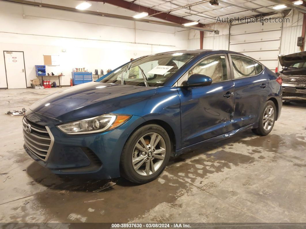 2018 Hyundai Elantra Sel Blue vin: 5NPD84LF8JH363555