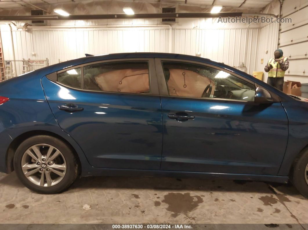 2018 Hyundai Elantra Sel Blue vin: 5NPD84LF8JH363555