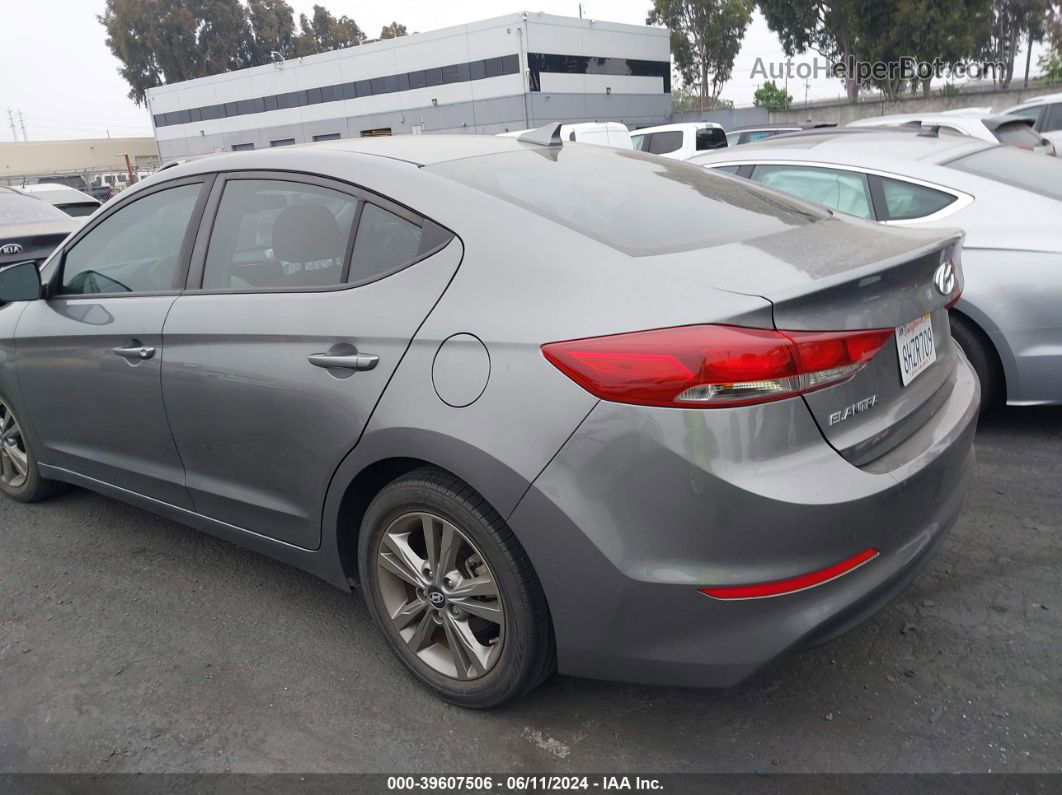 2018 Hyundai Elantra Sel Серый vin: 5NPD84LF8JH366150