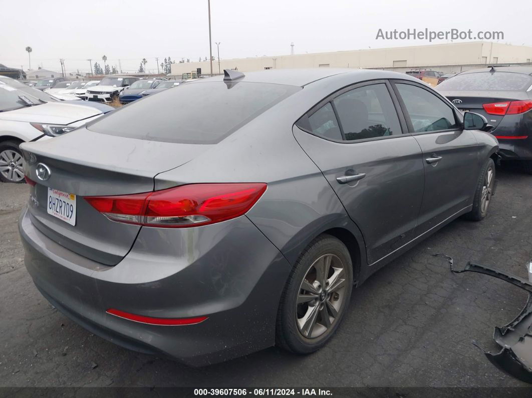 2018 Hyundai Elantra Sel Серый vin: 5NPD84LF8JH366150