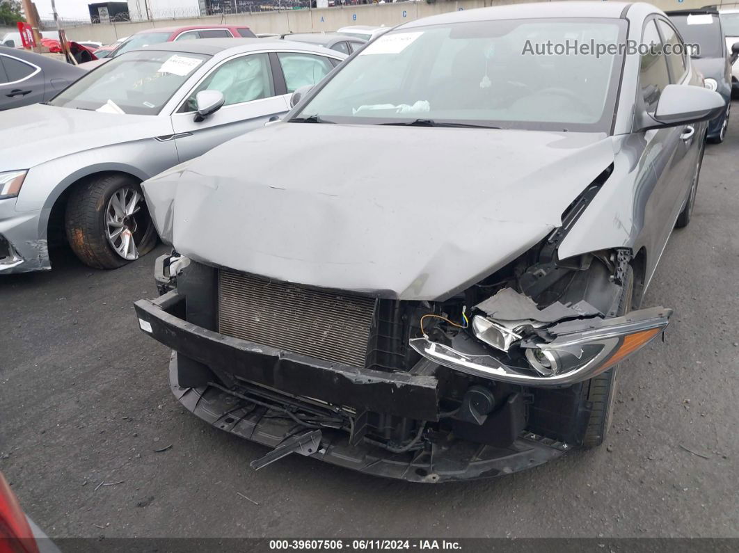 2018 Hyundai Elantra Sel Gray vin: 5NPD84LF8JH366150