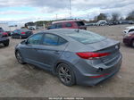 2018 Hyundai Elantra Sel Gray vin: 5NPD84LF8JH379867