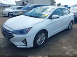 2019 Hyundai Elantra Sel White vin: 5NPD84LF8KH404297