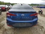 2019 Hyundai Elantra Sel Синий vin: 5NPD84LF8KH409600