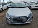 2019 Hyundai Elantra Sel Silver vin: 5NPD84LF8KH421343