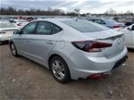 2019 Hyundai Elantra Sel Silver vin: 5NPD84LF8KH421343