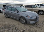 2019 Hyundai Elantra Sel Gray vin: 5NPD84LF8KH422878