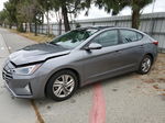 2019 Hyundai Elantra Sel Gray vin: 5NPD84LF8KH423674