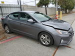 2019 Hyundai Elantra Sel Gray vin: 5NPD84LF8KH423674