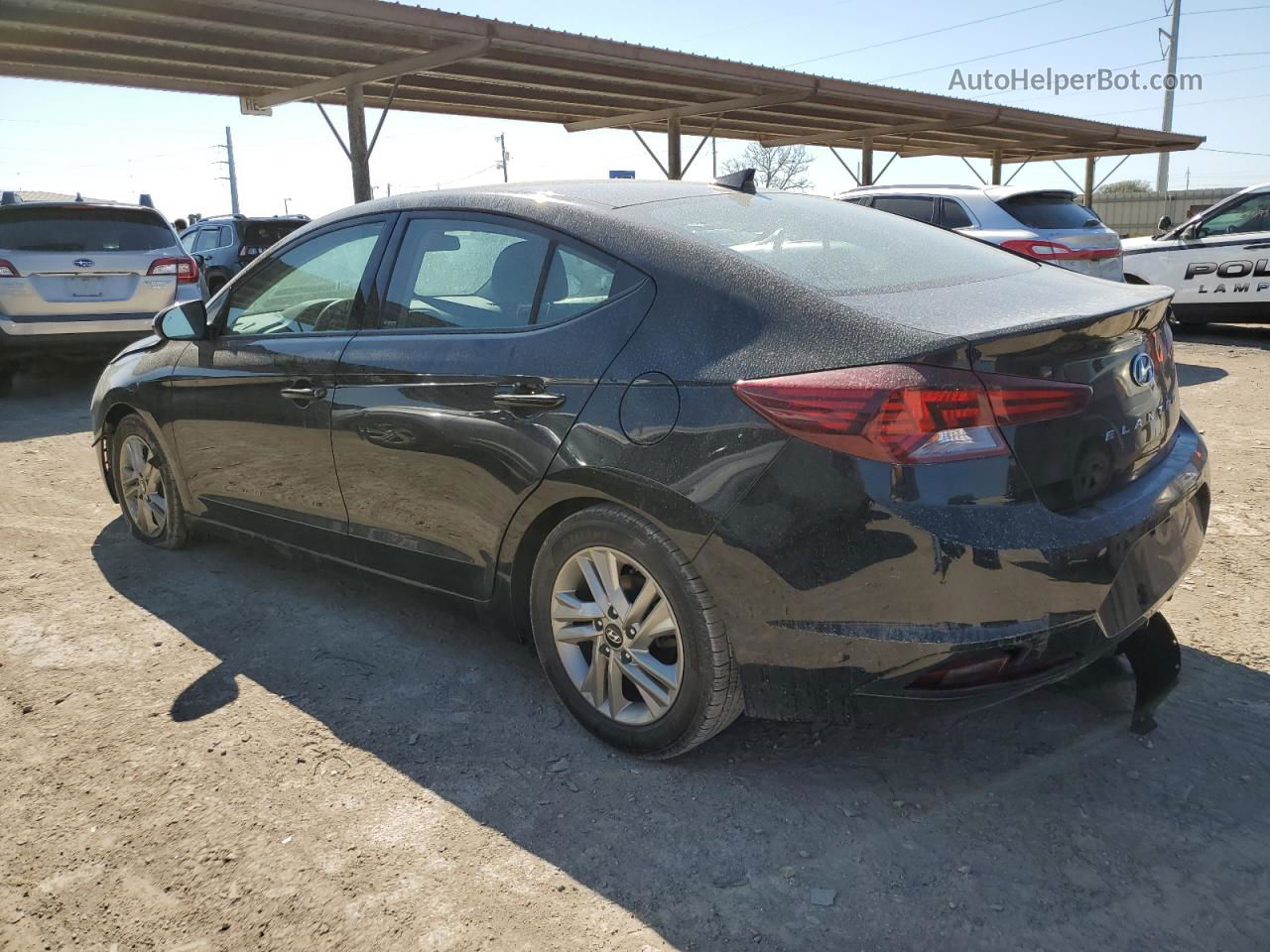 2019 Hyundai Elantra Sel Black vin: 5NPD84LF8KH429197