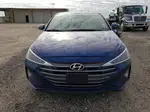 2019 Hyundai Elantra Sel Синий vin: 5NPD84LF8KH467190