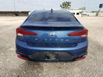 2019 Hyundai Elantra Sel Синий vin: 5NPD84LF8KH467190