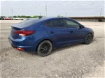 2019 Hyundai Elantra Sel Синий vin: 5NPD84LF8KH467190