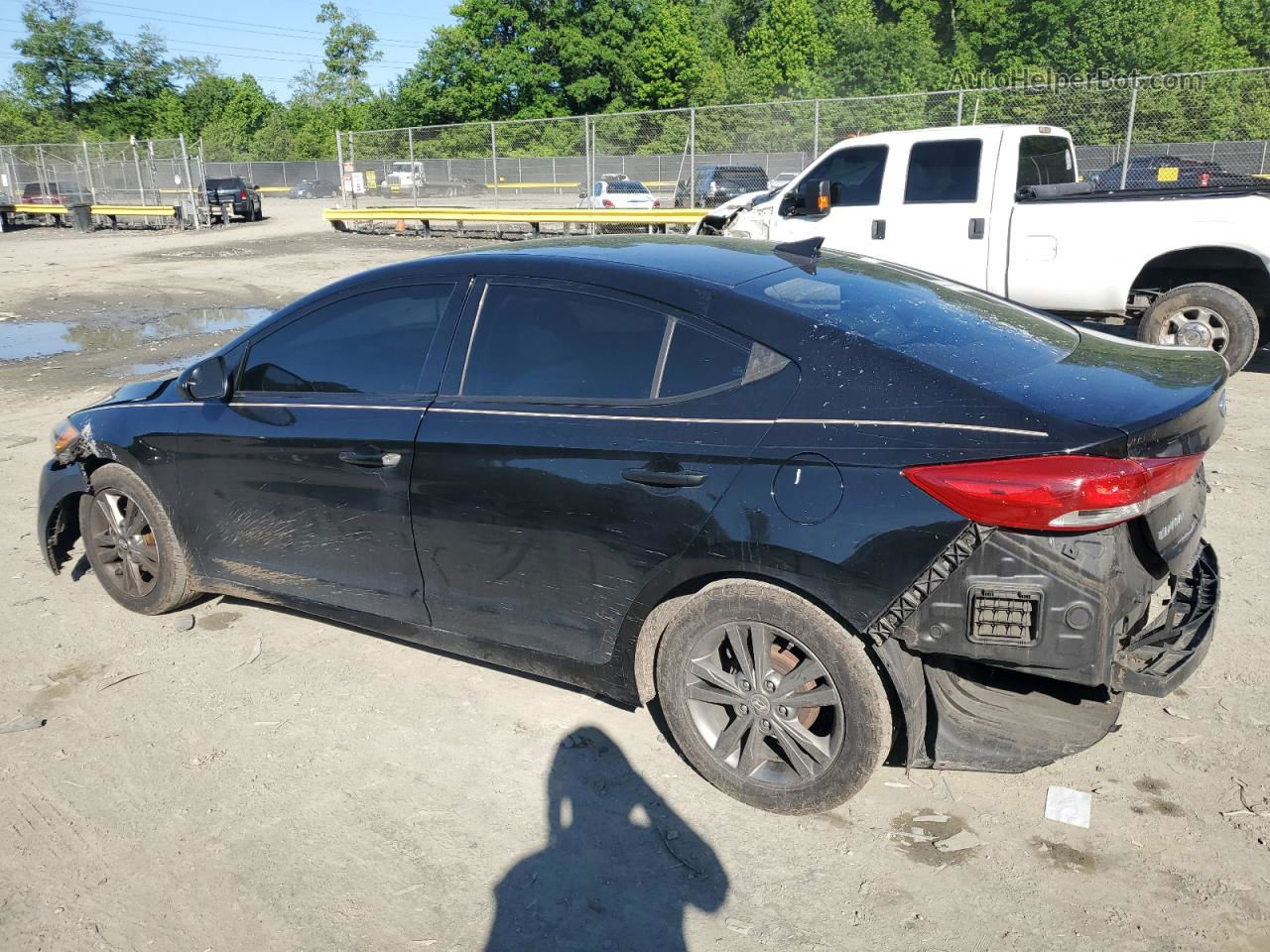 2017 Hyundai Elantra Se Black vin: 5NPD84LF9HH007187