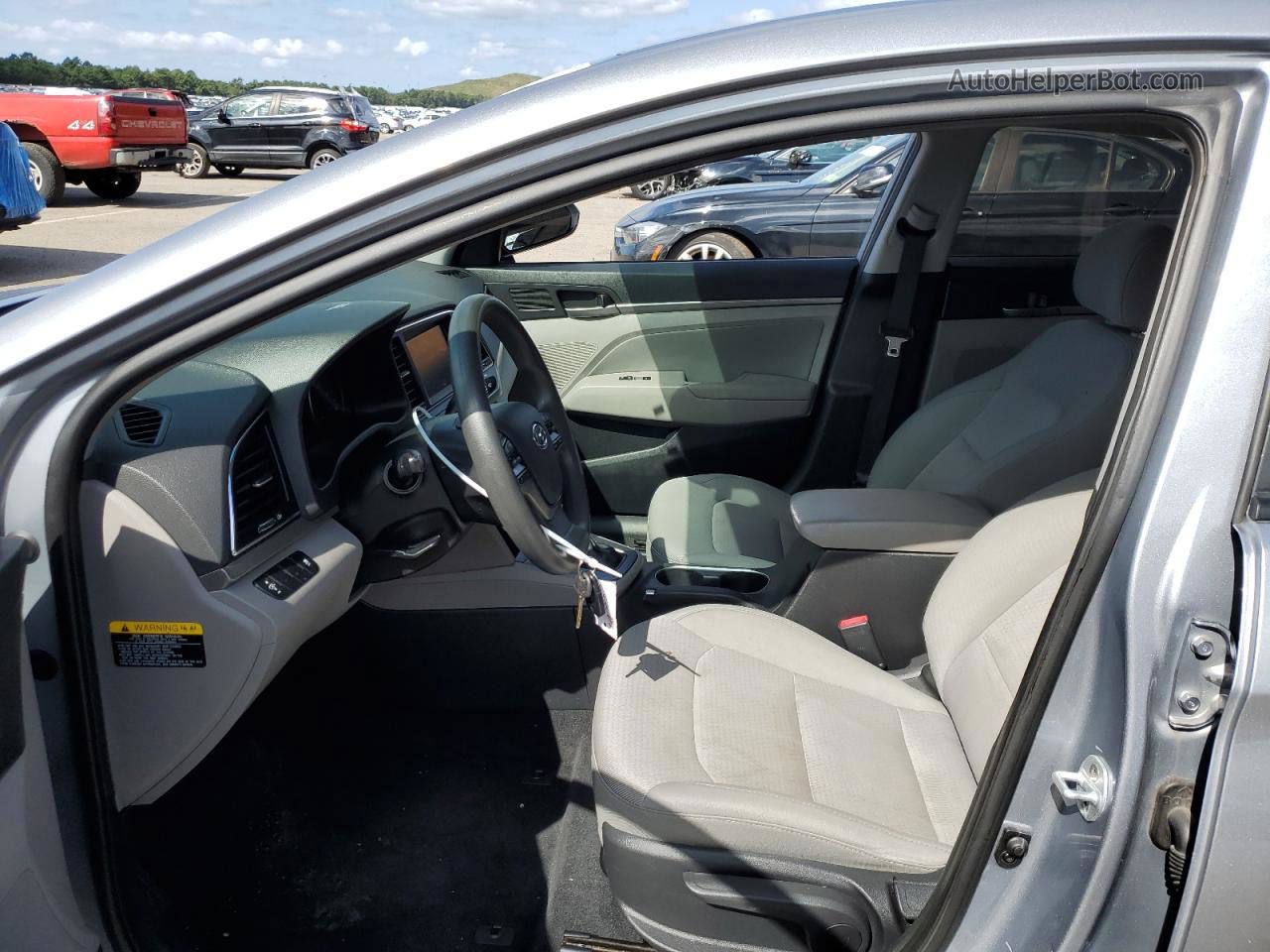 2017 Hyundai Elantra Se Gray vin: 5NPD84LF9HH030565