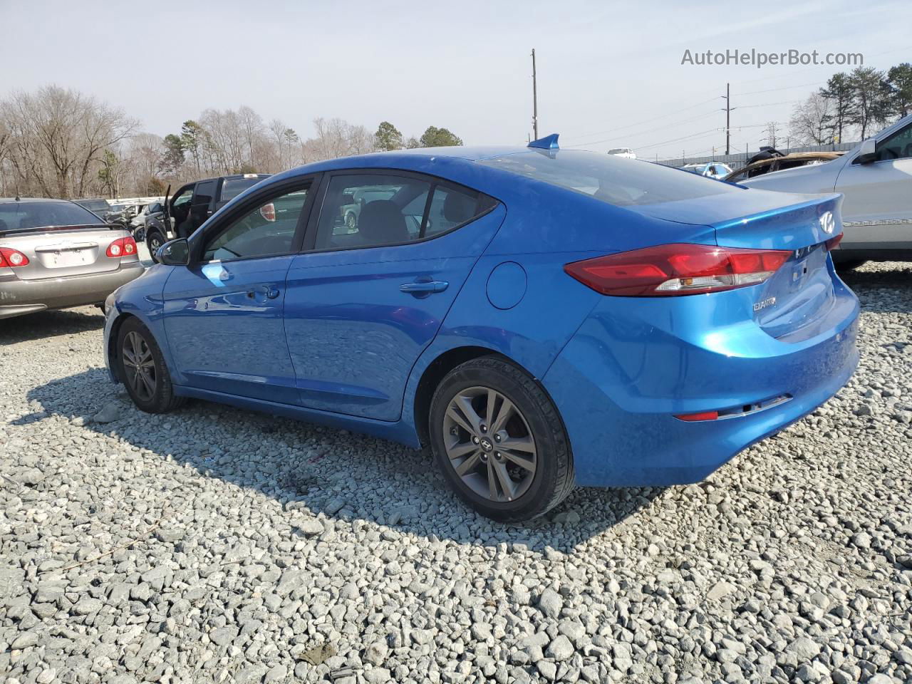 2017 Hyundai Elantra Se Blue vin: 5NPD84LF9HH039007