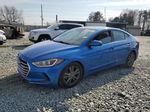 2017 Hyundai Elantra Se Blue vin: 5NPD84LF9HH039007