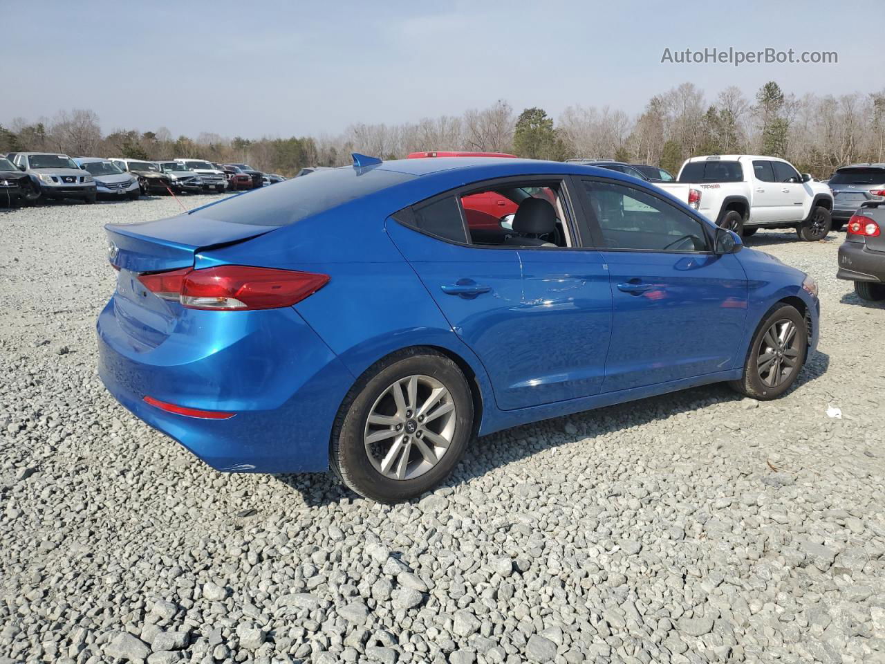 2017 Hyundai Elantra Se Blue vin: 5NPD84LF9HH039007