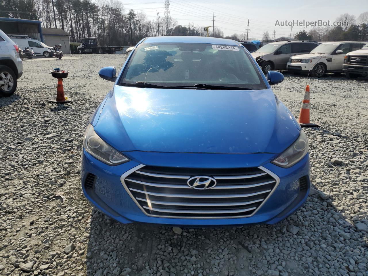 2017 Hyundai Elantra Se Blue vin: 5NPD84LF9HH039007