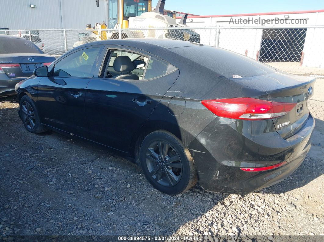 2017 Hyundai Elantra Se Черный vin: 5NPD84LF9HH042327