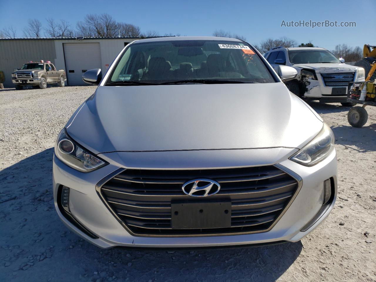 2017 Hyundai Elantra Se Silver vin: 5NPD84LF9HH064411