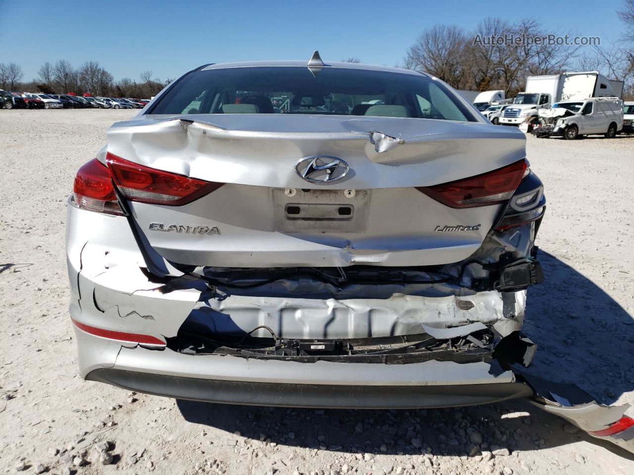 2017 Hyundai Elantra Se Silver vin: 5NPD84LF9HH064411