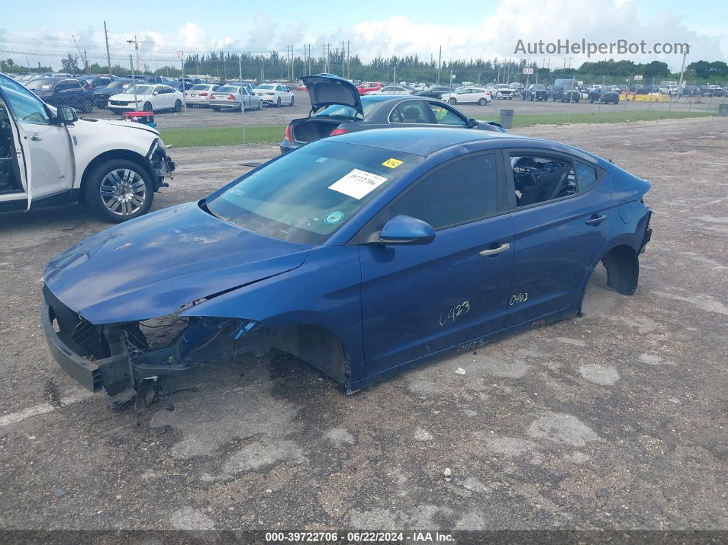 2017 Hyundai Elantra Se Blue vin: 5NPD84LF9HH098591